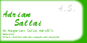 adrian sallai business card